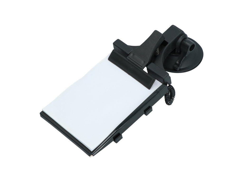 Bloc notes auto cu ventuză Carpoint, format mare, cu pix inclus