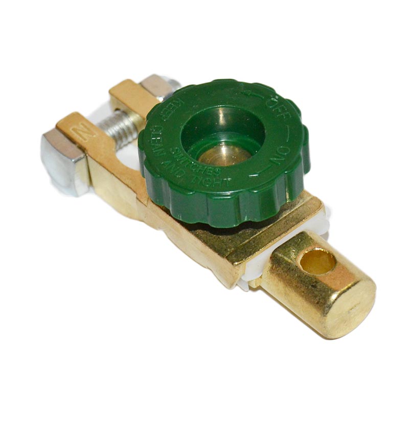 Borna baterie auto cu decuplare rapida 12-24V, 125A, montaj pe pol negativ