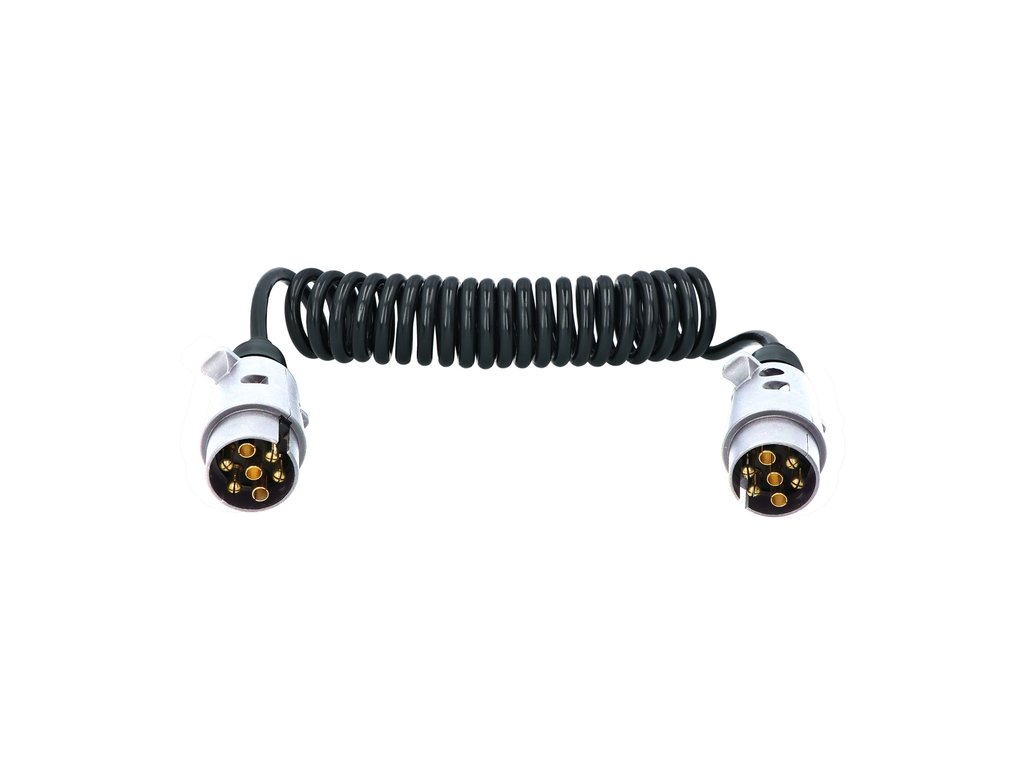 Cablu electric flexibil pentru remorca cu 7 pini si fisa metalica Carpoint