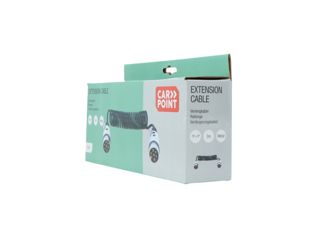 Cablu electric flexibil pentru remorca cu 7 pini si fisa metalica Carpoint