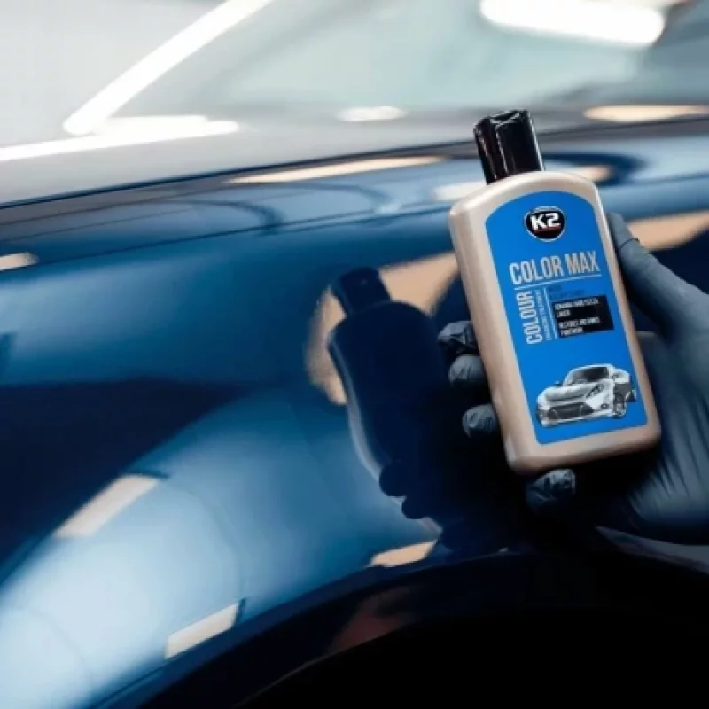 Ceara auto coloranta K2 Color Max 250 ml, albastru inchis