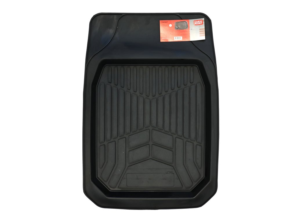 Covoras auto din cauciuc Carpoint tip tavita pentru fata, 74x50 cm