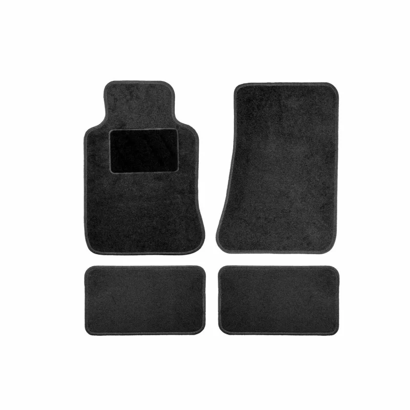 Covorase auto mocheta universale Amio TEX-3, set 4 piese, negre