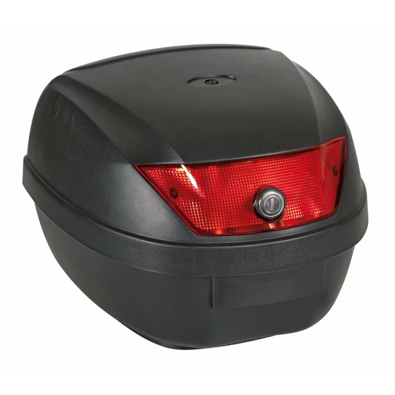 Cutie spate moto T-Box 28L neagra cu kit fixare si 2 chei