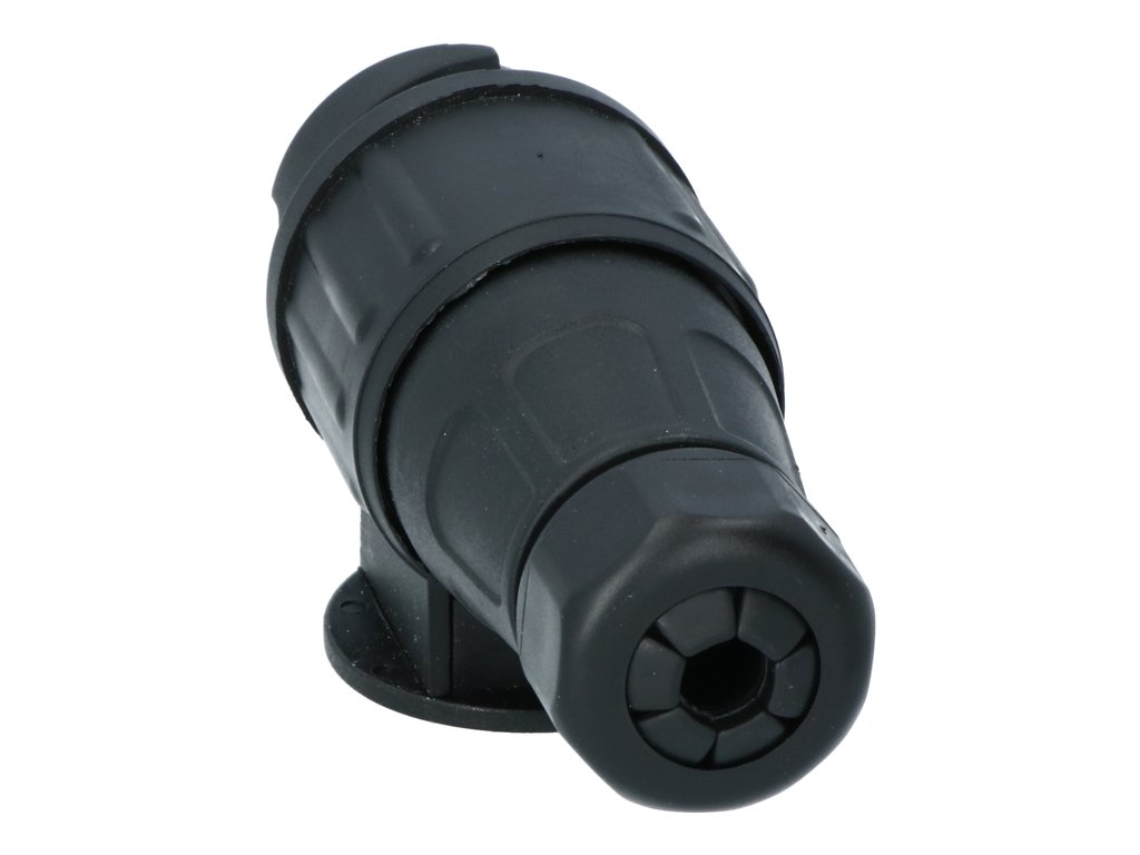 Fișă remorcă auto Carpoint 12V 13 pini din plastic, tip Jager ISO 11446