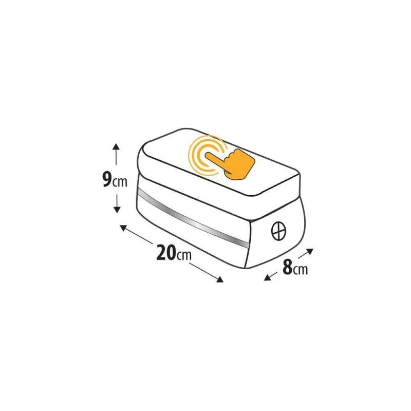 Geanta pentru cadru bicicleta 2 in 1 cu suport telefon, impermeabila