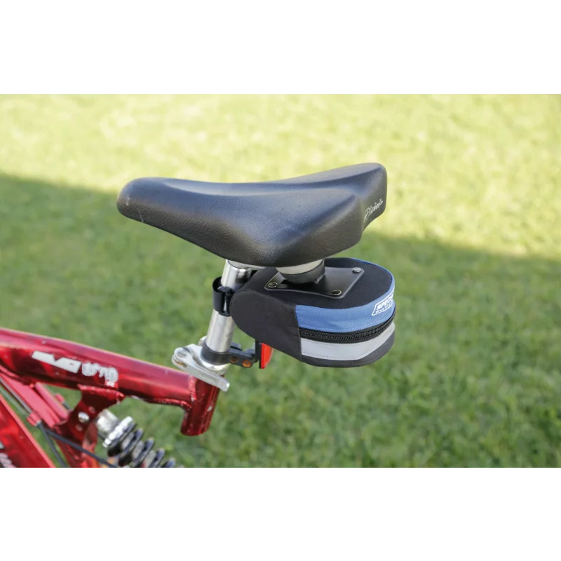 Geantă pentru șa bicicletă cu eliberare rapidă și bandă reflectorizantă Lampa