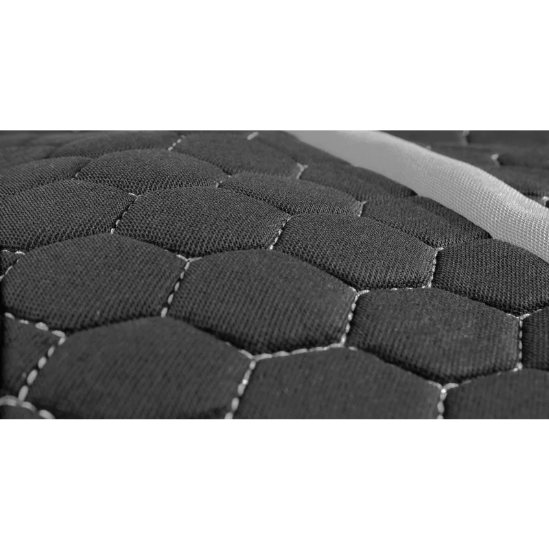 Huse scaun auto Stinger 9 piese, universale, negru/gri, compatibile airbag