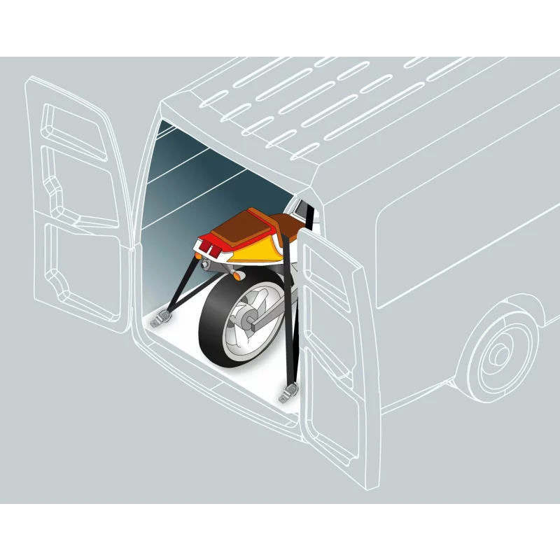 Inele de fixare marfă tip D, set 2 bucăți, 800 kg, oțel zincat, resigilat