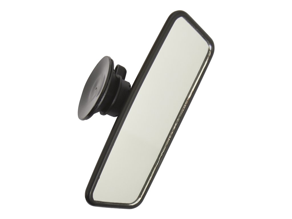 Oglindă retrovizoare interioară auto cu ventuză, reglabilă, 15,20 x 5,40 cm