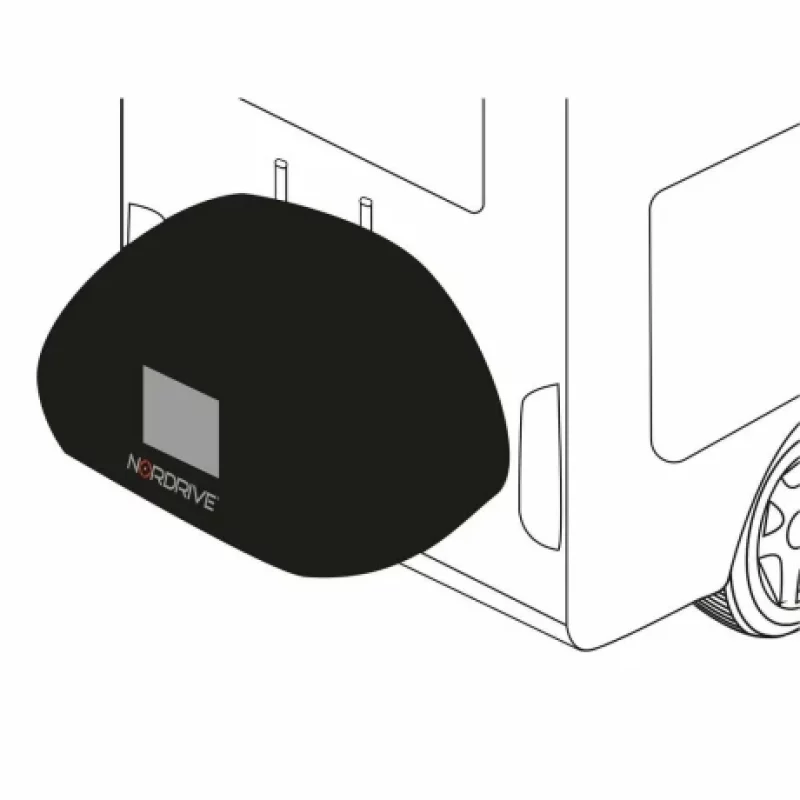 Husă impermeabilă pentru 2-3 biciclete autorulotă/camper 145x70x120 cm