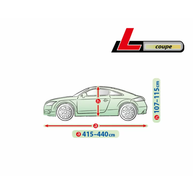 Prelată auto completă Mobile Garage L pentru coupe, impermeabilă