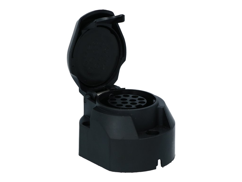 Priza remorca auto Carpoint 12V cu 13 pini, plastic, tip Jager