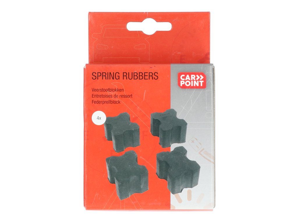 Set 4 tampoane distantier Carpoint intre spire la arcuri fata si spate , 4,70x3,90x3,10 cm