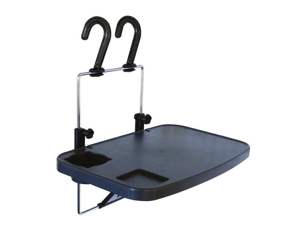 Suport multifunctional auto Carpoint pentru laptop , bauturi, mancare cu fixare pe volan sau spatarul scaunului, sustine pana la 10kg