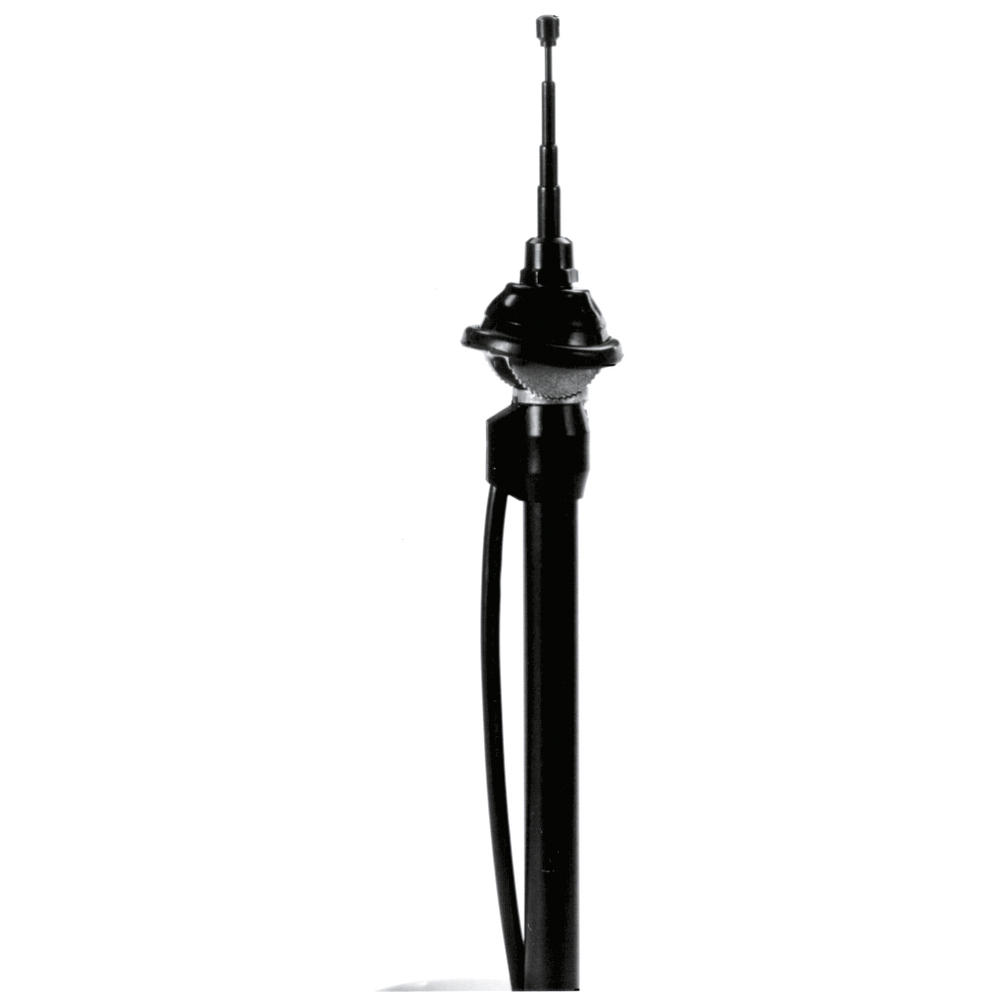 Antena auto pentru aripa Carpoint, telescopica 80 cm, baza neagra