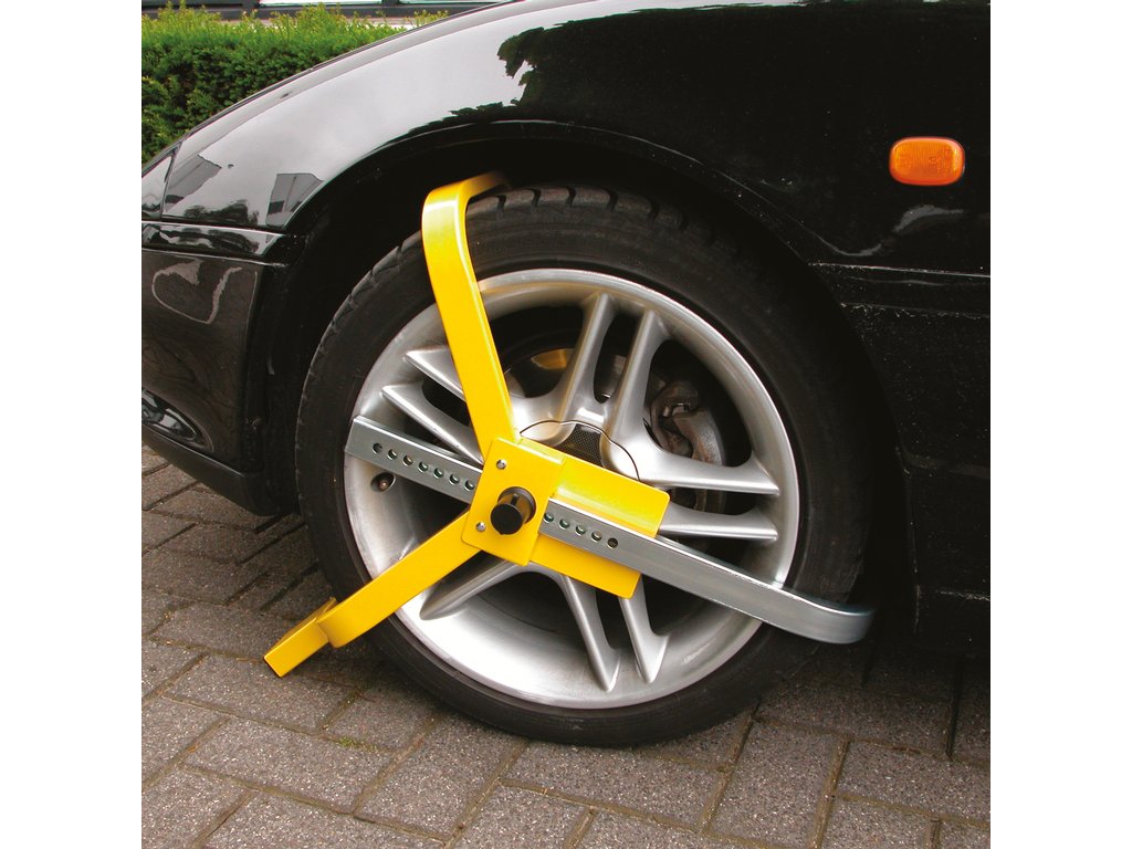 Antifurt roata Carpoint pentru jante 13-15 inch, cu 3 gheare