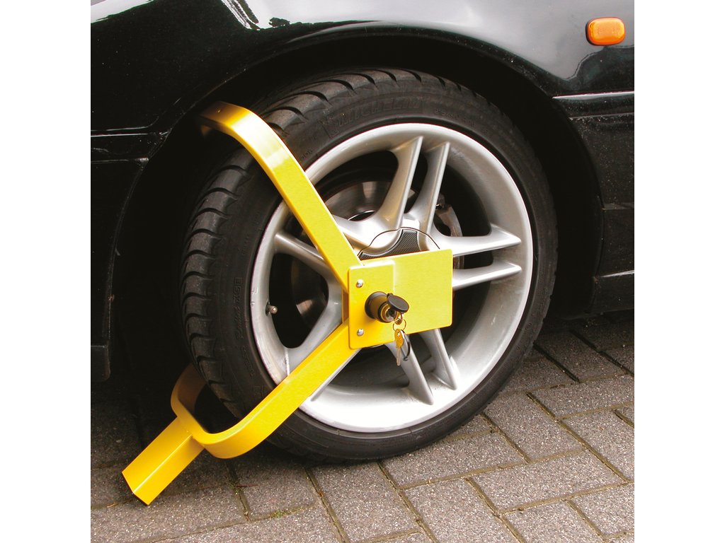 Antifurt roata Carpoint pentru jante 13-15 inch, cu 3 gheare