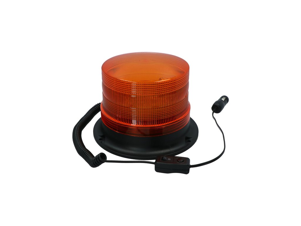 Girofar auto Carpoint 12V cu bec Xenon, fixare magnetică și șuruburi