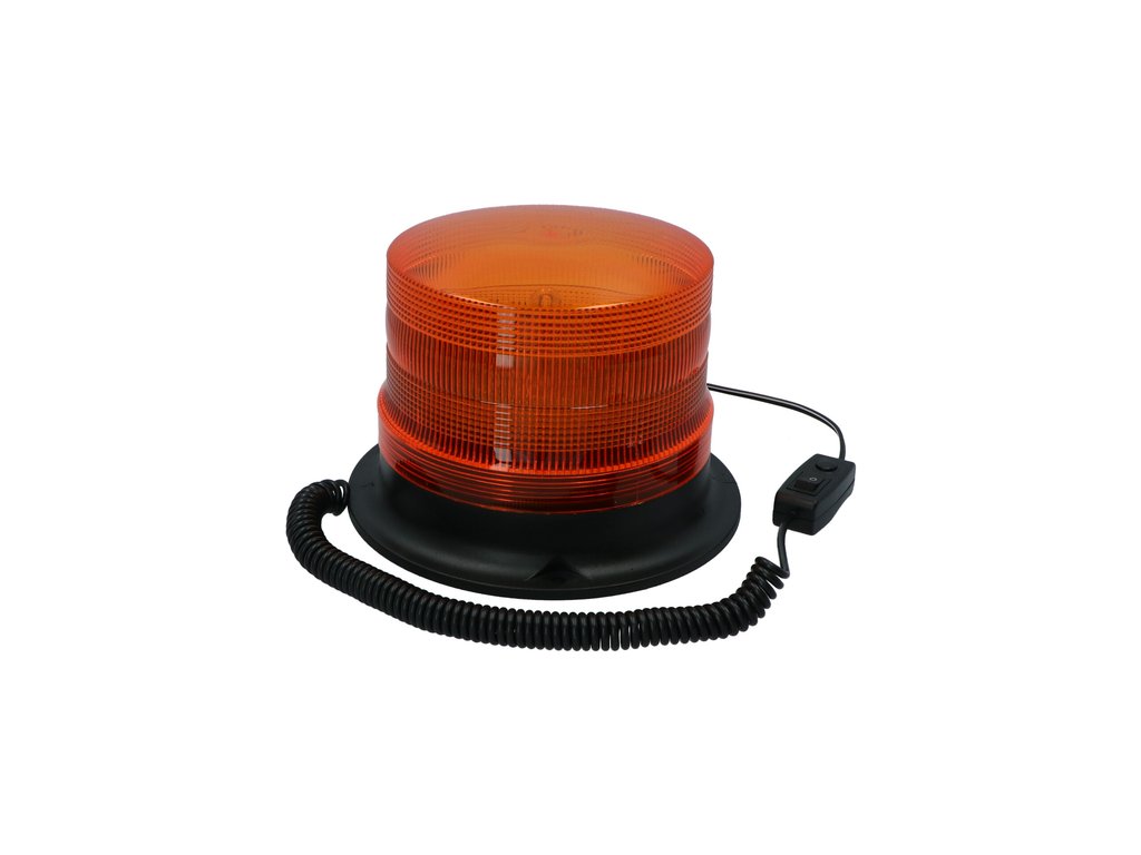 Girofar auto Carpoint 12V cu bec Xenon, fixare magnetică și șuruburi