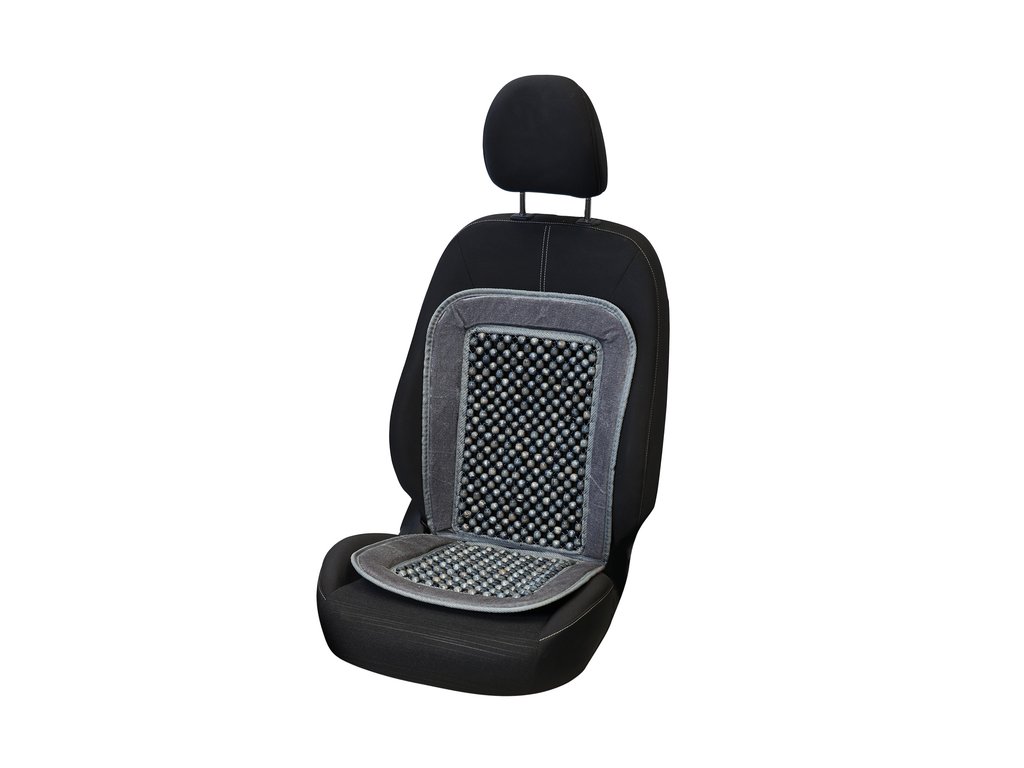 Husă auto universală pentru scaun Carpoint cu bile și catifea, 85x39 cm
