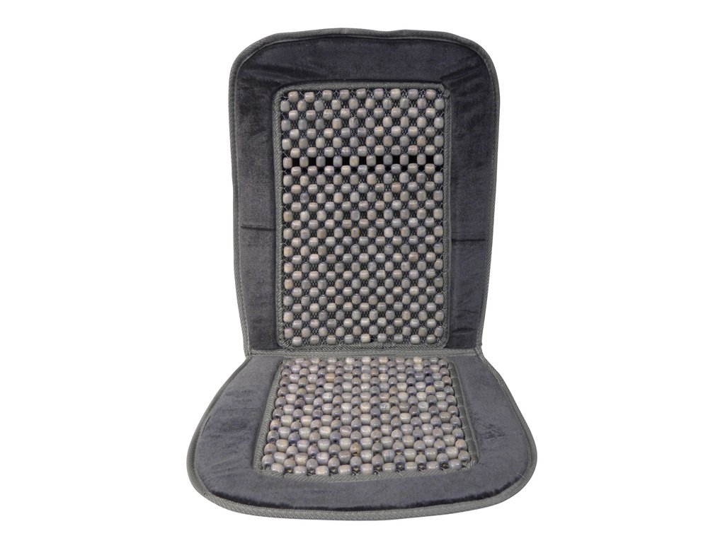 Husă auto universală pentru scaun Carpoint cu bile și catifea, 85x39 cm