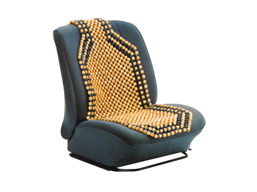 Husa universala scaun auto Carpoint cu bile pentru masaj, 137 x 43 cm