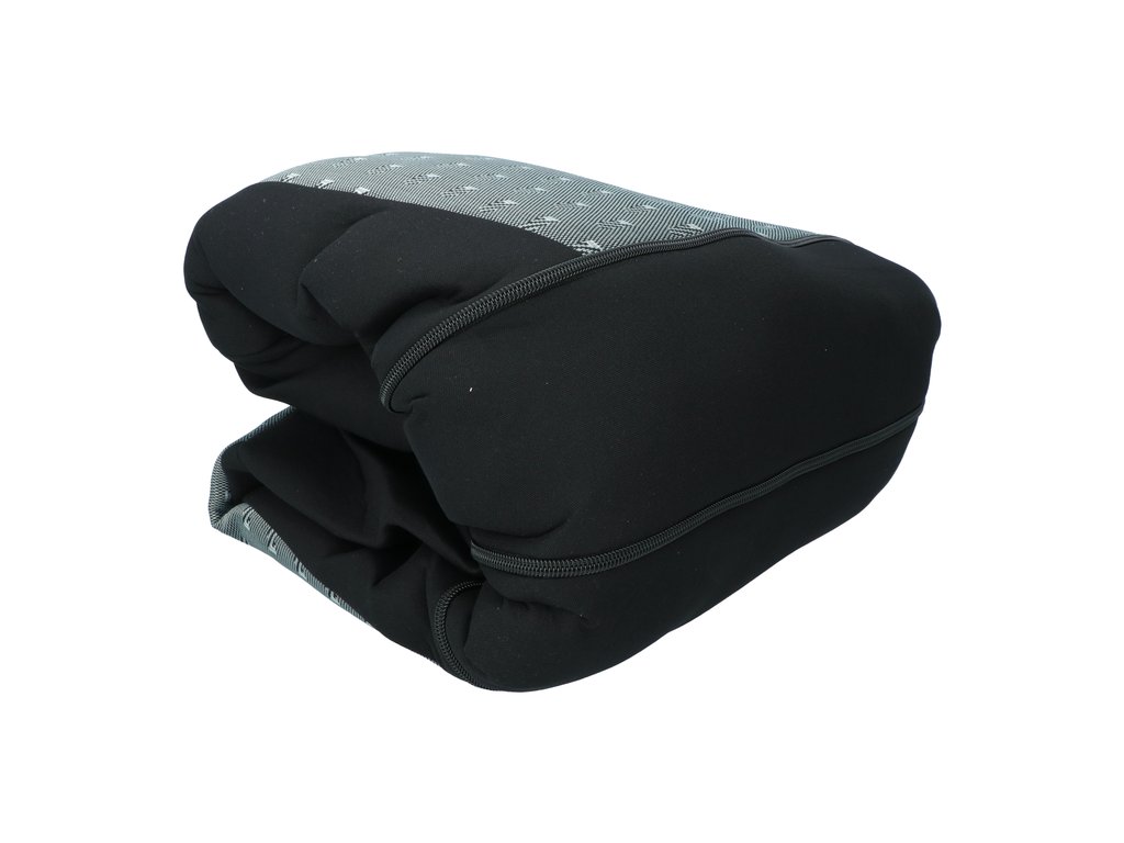 Huse scaune auto universale Chicago Grey, compatibile airbag, 9 piese