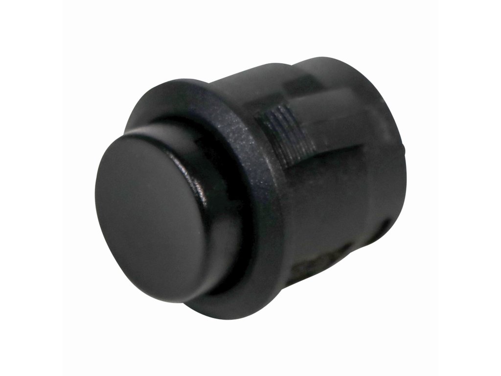 Întrerupător auto Carpoint 12V 20A rotund, cu revenire, negru 16,10 mm