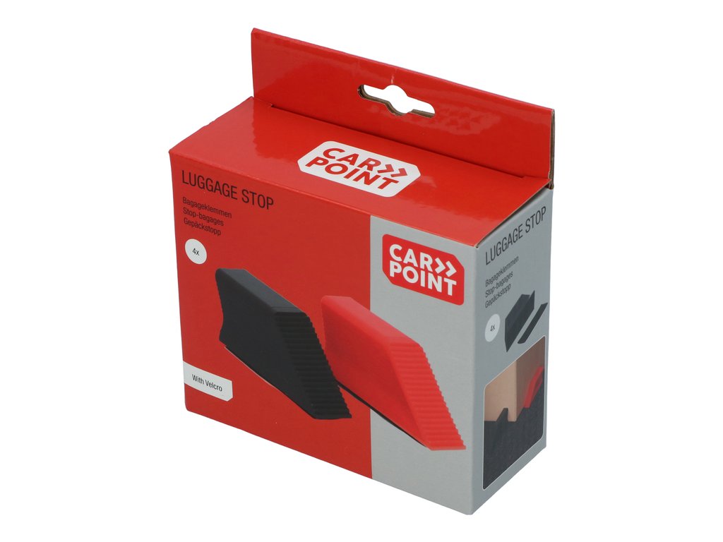 Opritor bagaje auto cu bandă velcro pentru portbagaj, set 4 bucăți