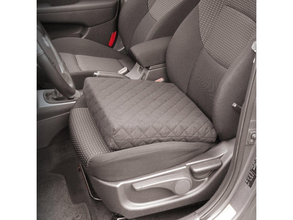 Pernă pentru scaun auto Carpoint din bumbac, 40x40 cm, neagră