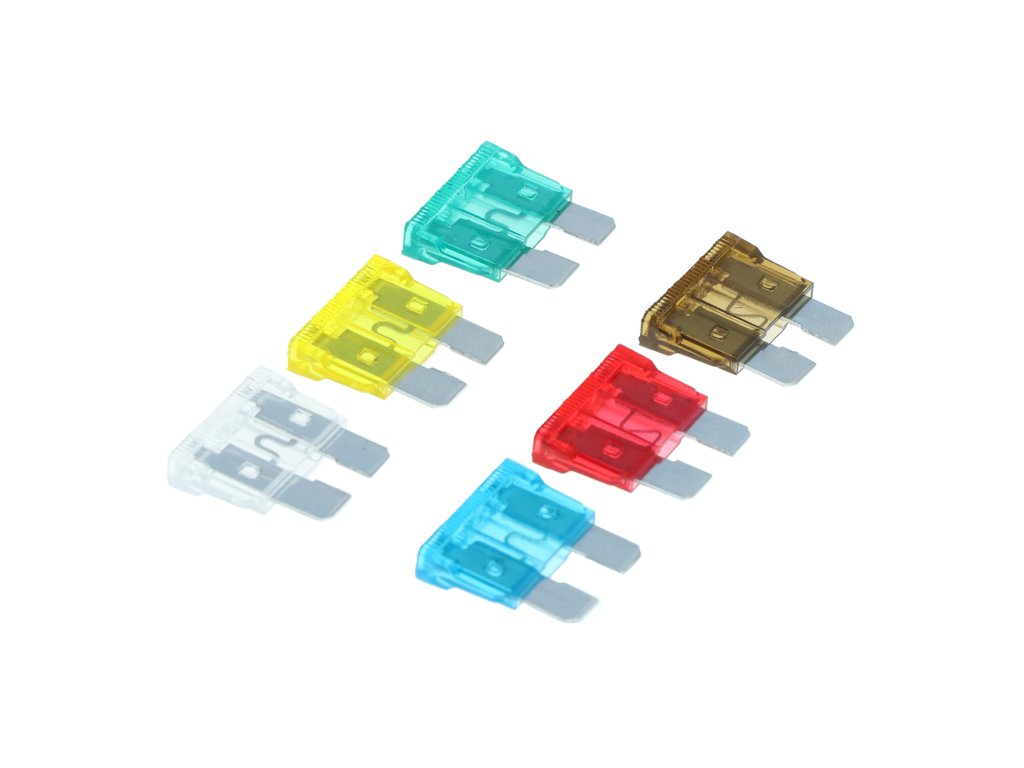 Set 6 siguranțe auto plate mari Carpoint, 7,5A-30A, asortate