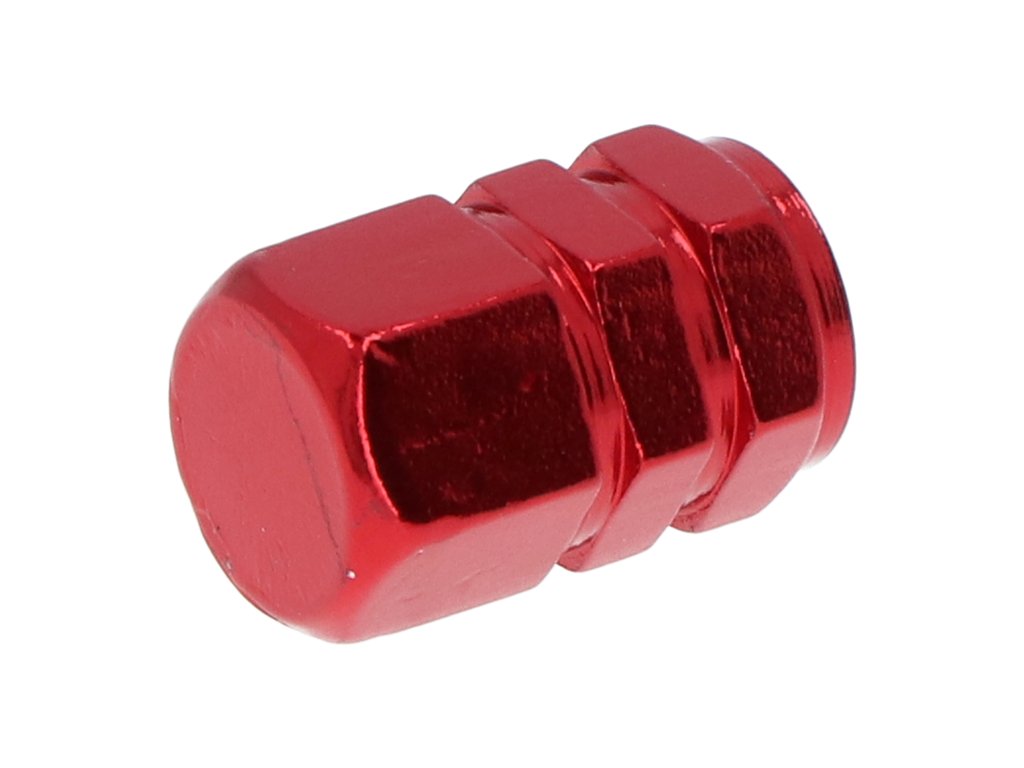 Set capace ventil auto Carpoint hexagon rosu, 5 bucati