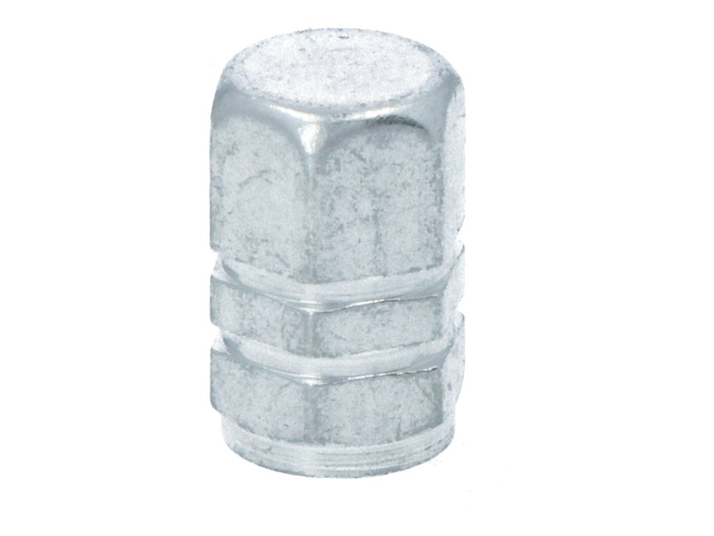 Set capace ventile auto Carpoint tip piston, argintii, 5 bucati