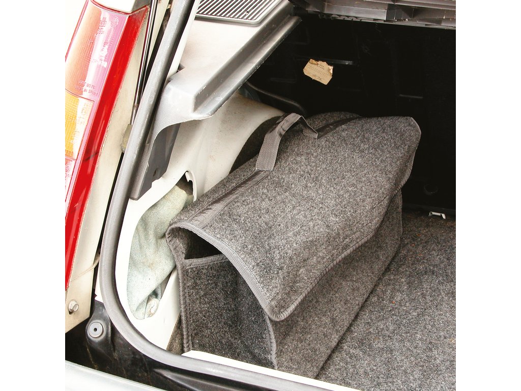 Organizator portbagaj auto mare 50x15x25 cm cu banda velcro