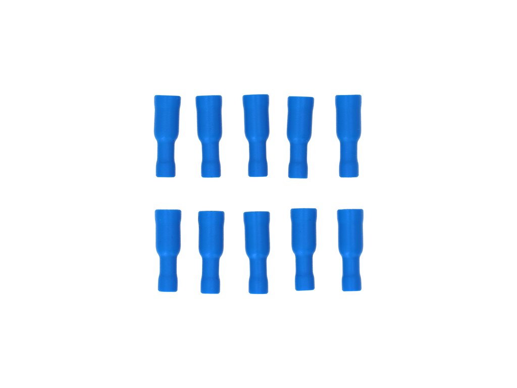 Papuci electrici izolati mama 4,96 mm, albastri, 25 mm, 10 buc, Carpoint