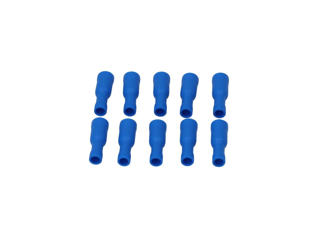 Papuci electrici izolati mama 4,96 mm, albastri, 25 mm, 10 buc, Carpoint