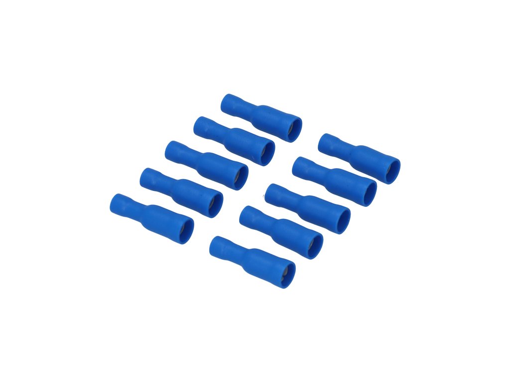 Papuci electrici izolati mama 4,96 mm, albastri, 25 mm, 10 buc, Carpoint