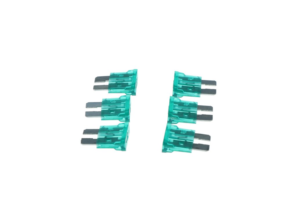 Set 6 sigurante auto plate Carpoint 30A, profil normal