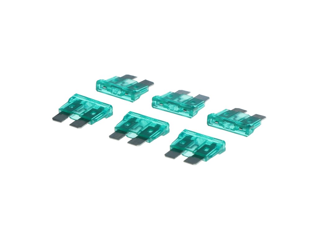 Set 6 sigurante auto plate Carpoint 30A, profil normal