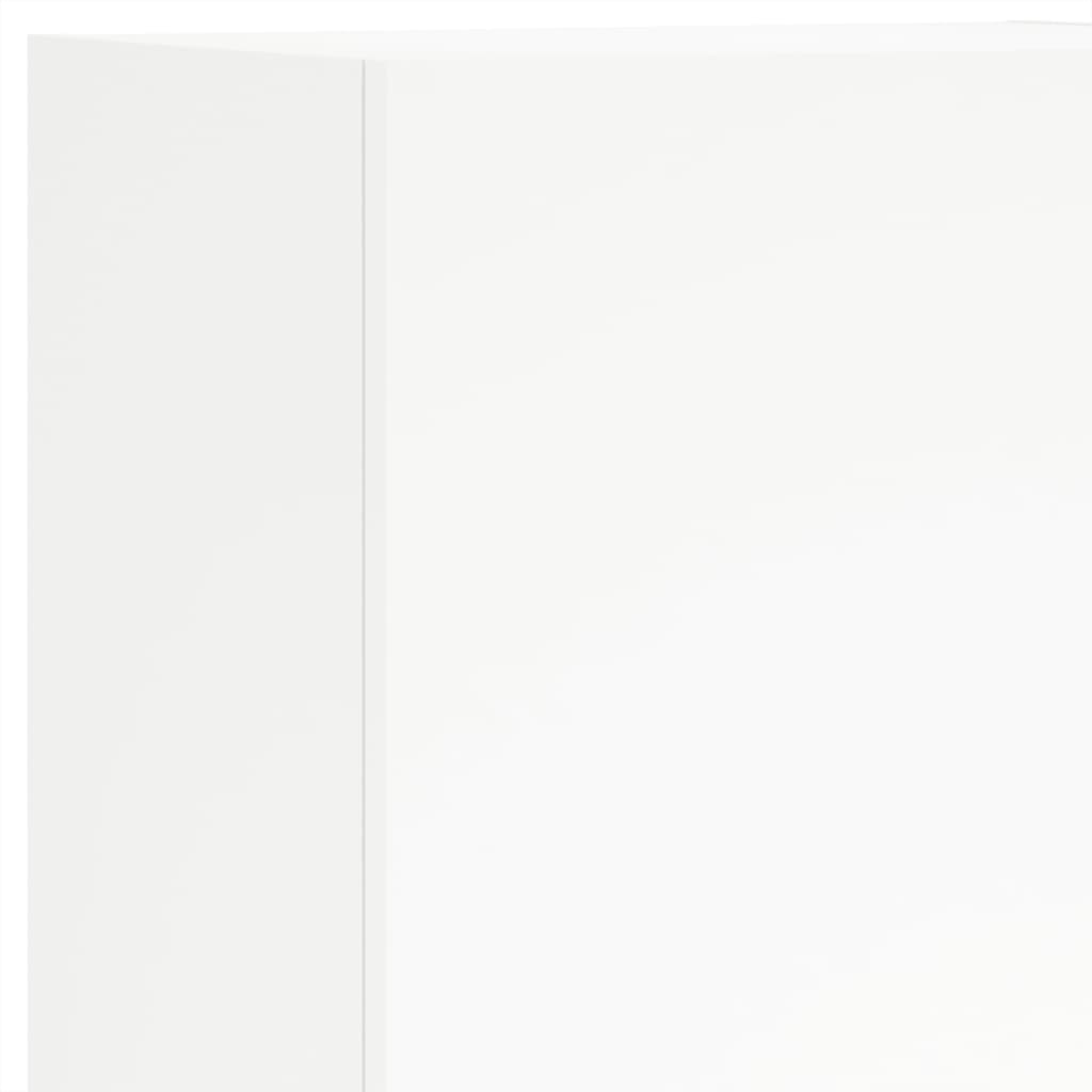 Unități TV de perete, 5 piese, alb, lemn prelucrat GartenMobel Dekor