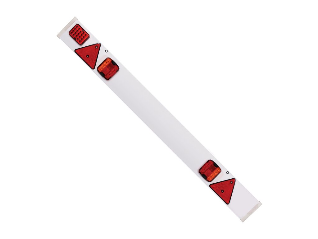 Bara remorca auto Carpoint cu lampi LED, cablu 9 m si lampa ceata, 137 cm