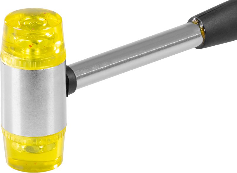 Ciocan din silicon 40 mm cu mâner metalic 29,5 cm Strend Pro