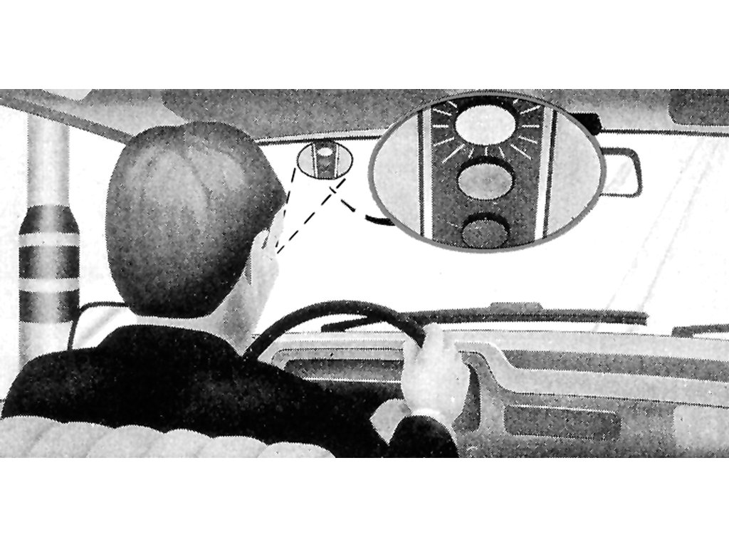 Lentilă parbriz pentru vizualizare semafor, lupă trafic 7,5 cm Carpoint