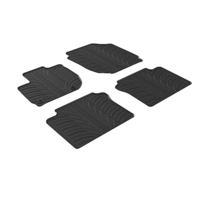 Set covorase auto din cauciuc pentru Honda HR-V Hybrid 2021-, 4 piese, Gledring