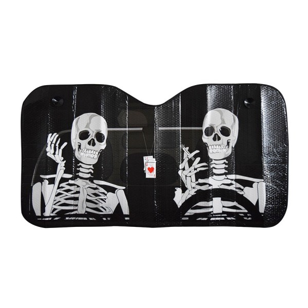 Parasolar pentru parbriz 130x70 cm pliabil cu ventuze Automax