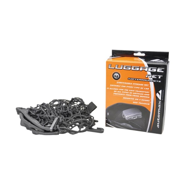 Plasă elastică Automax pentru fixarea bagajelor în portbagaj, 70x40 cm