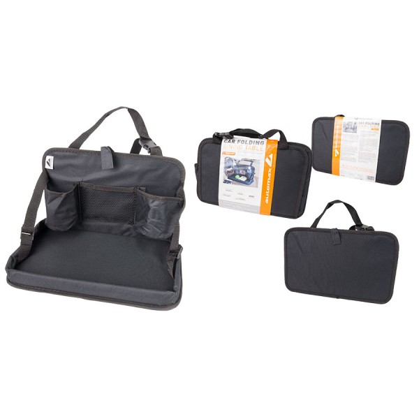 Tăviță pliabilă auto cu organizator pentru tetieră, 34x22 cm