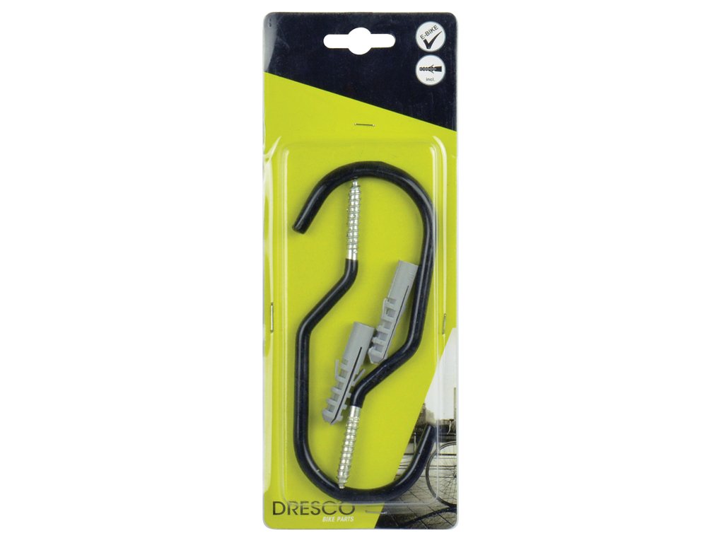 Suport bicicletă pentru perete din oțel, set 2 bucăți, 16 cm