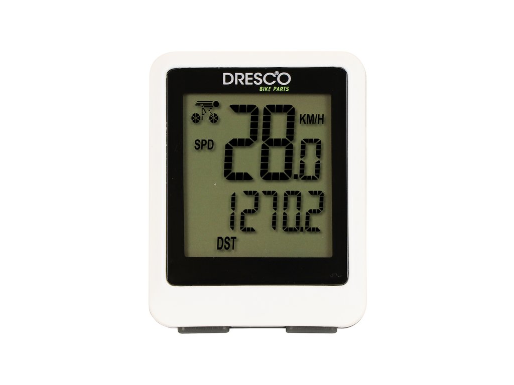 Computer de bicicleta wireless Dresco cu 12 functii si afisaj iluminat
